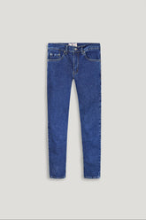 Dark Blue Denim Jeans Tailor Fit